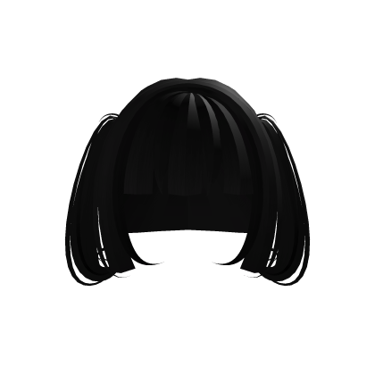 ♡ vamp emo cute short pigtails
