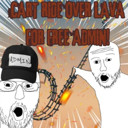 Cart Ride Over Lava For Free Admin