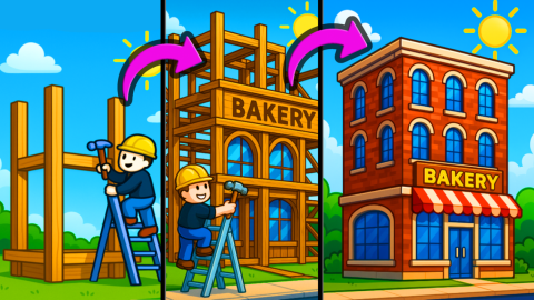 🍰 Bakery Shop Tycoon!