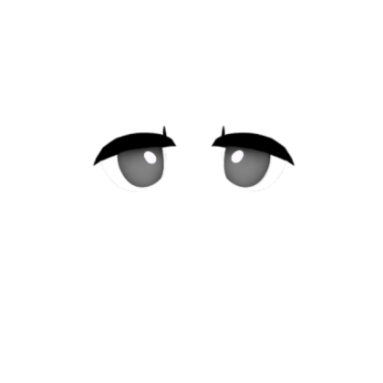 Grey Serious Eyes Roblox decal