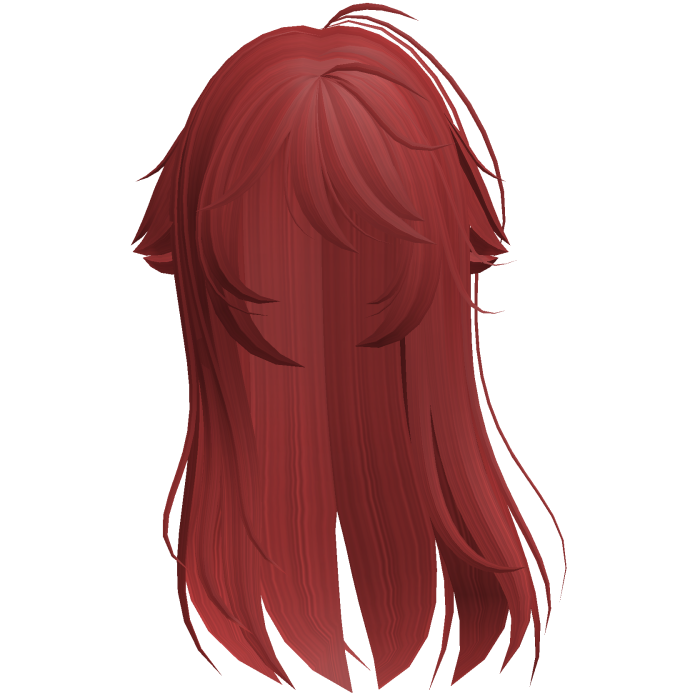 Red Shy Moe Cat Girl Windy Whispy Hair