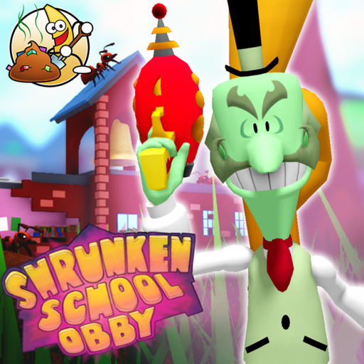 Shrunken School Obby official Roblox game thumbnail