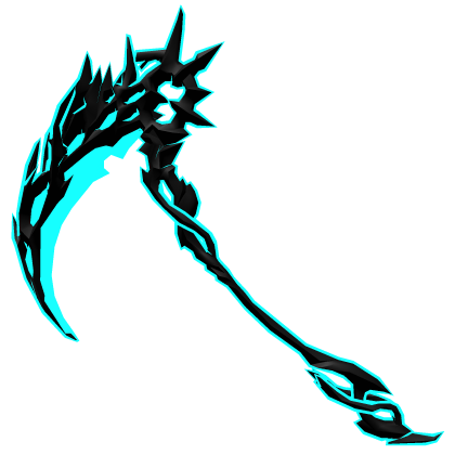 Cartoony Blue Demon Void Scythe