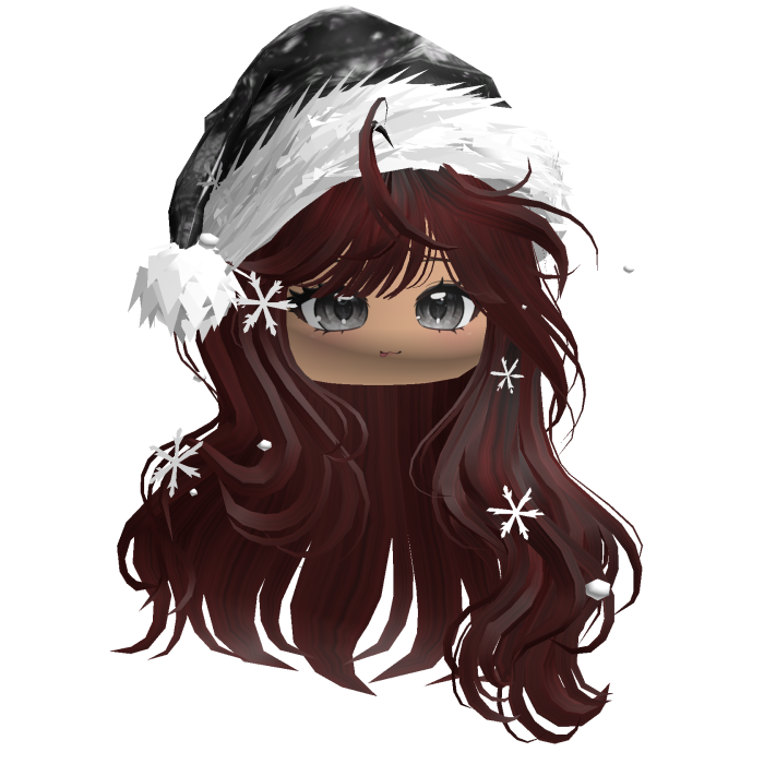 Christmas Waves w/Santa Hat (Dark Red)