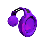   Purple Sparkle  Headphones