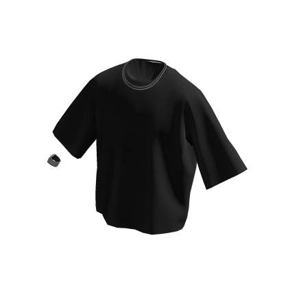 Black T-shirt W/ Silver Bling