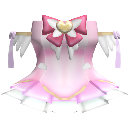 juno heart of hope magical girl pink angel dress