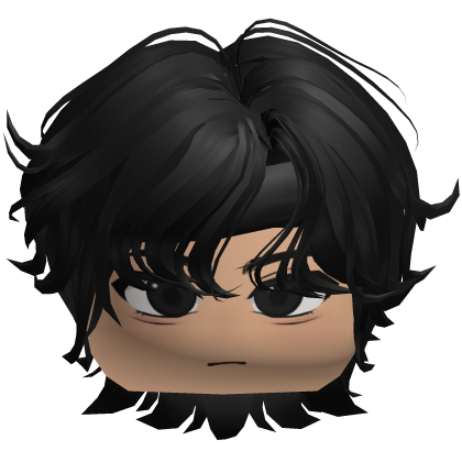 Boy Hair Combo w/ Headband (Black) Roblox item