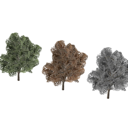 [UPDATE] Enhanced Realistic Tree Winter Autumn Sum