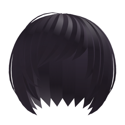 ៹ dark purple shy choppy bob (つ﹏<) Roblox item