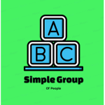Simple group of people