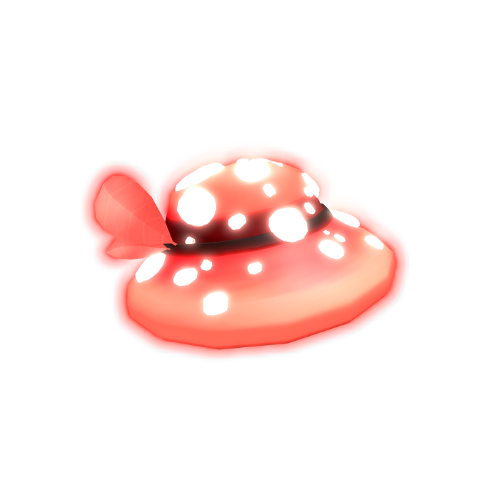 [EMISSIVE] Glowing Red Mushroom Hat