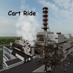 Cart Ride Around Chernobyl Reactor 4