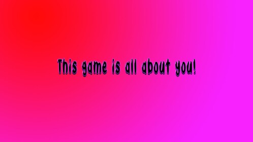 All about you!