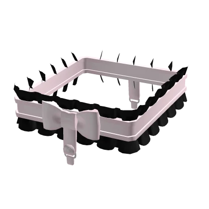 : cute frilly black + pink thigh garter belt | Roblox Item - Rolimon's