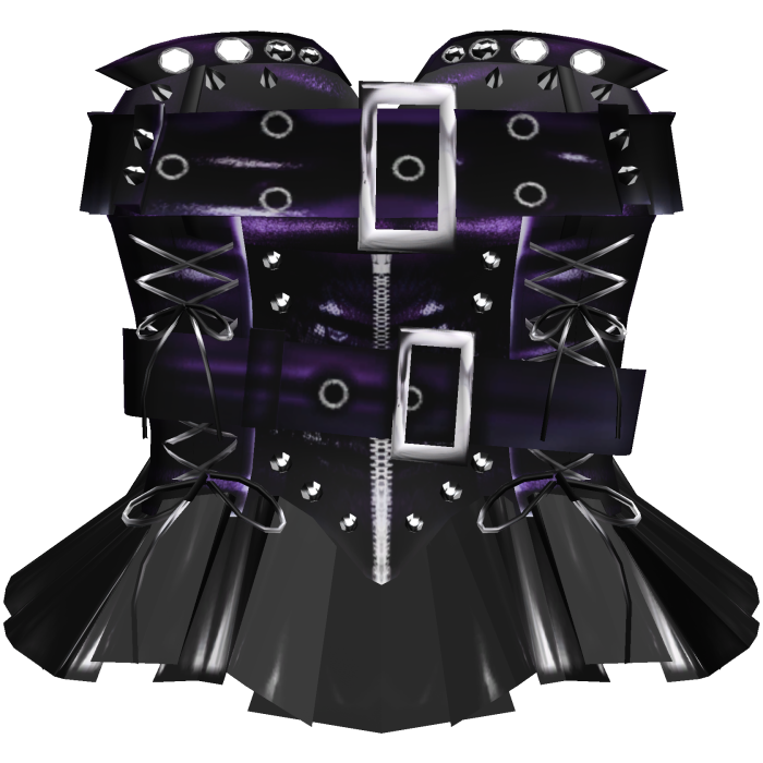 Gothic Scene Punk Corset Purple