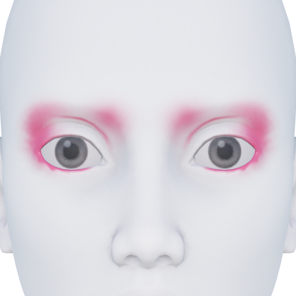Pink Clown Eyeshadow