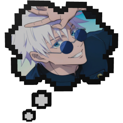 Satoru Gojo JJK | Thinking Bubble thumbnail