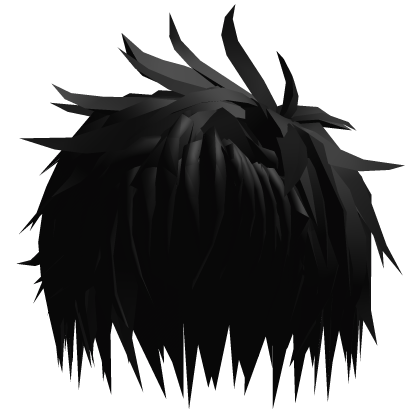 Black Messy Scene Emo Spiky hair
