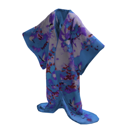 Azure Night Blossom Kimono [PBR] thumbnail