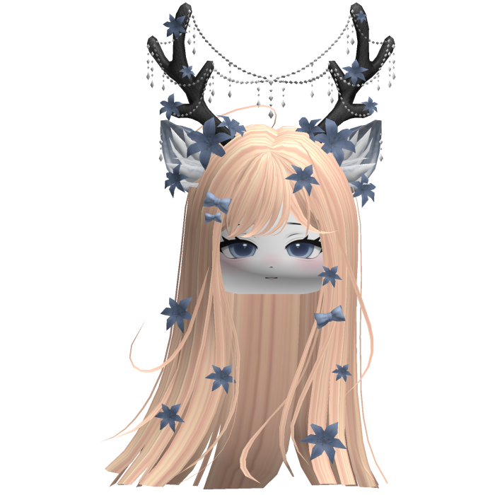 Ethereal Christmas Fairy Fawn Hair w/ Antlers