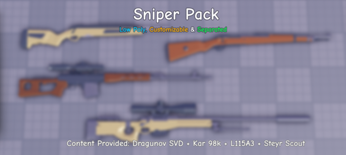 Modern Sniper Pack preview 1