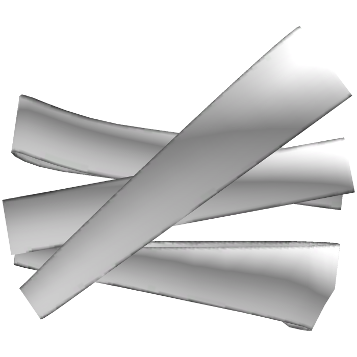 White Anime Head Bandage