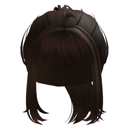 Y2k Cute Ponytail Braids Hair - Brown Roblox item