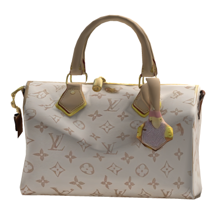 White Designer Rich Luxury LV Purse