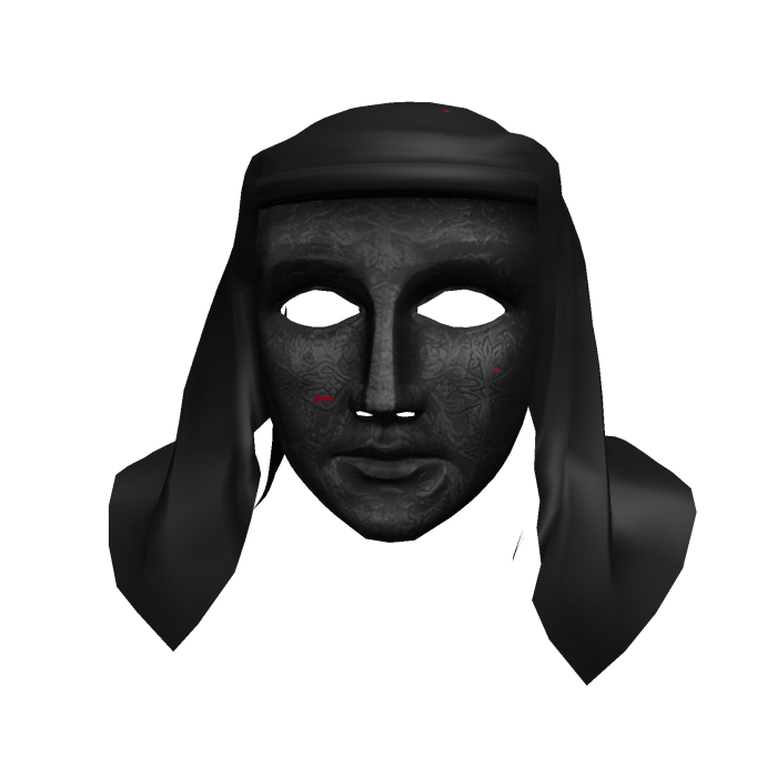 King Baldwin mask fully black