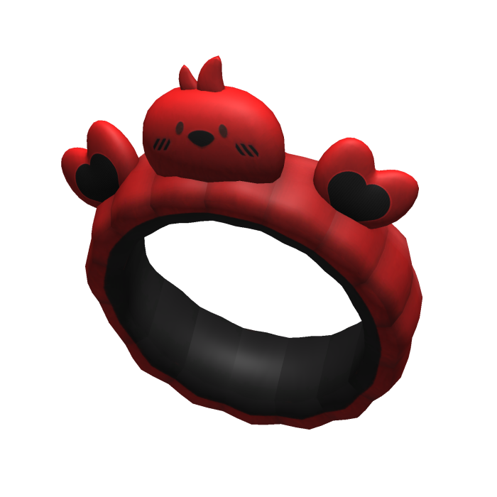 Deadly Red Fluffy Kawaii Duck Makeup Headband