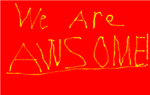awsome fan club    (if u think ur awsome then join