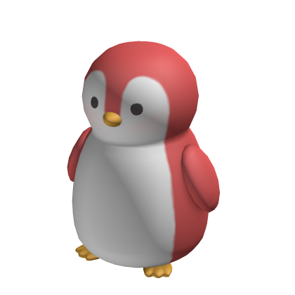 Cute Red Penguin Suit