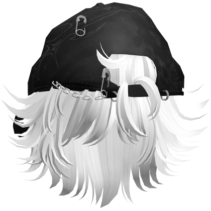 Messy Emo Boy Hair w/ Backwards Cap (White) Roblox item