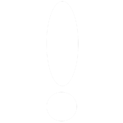 White Exclamation Mark Icon Roblox decal