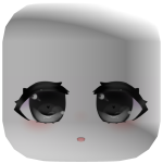 Kawaii Blush Doll Face Mask