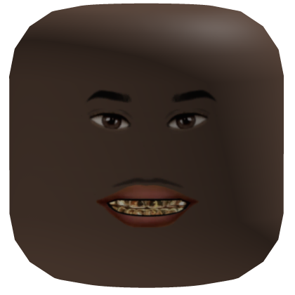 Golden Grill Smile Face Roblox item