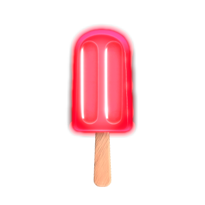 🍓 [EMISSIVE] Strawberry Yogurt Popsicle