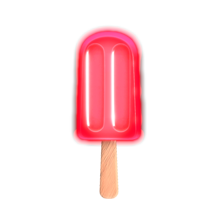 🍓 [EMISSIVE] Strawberry Yogurt Popsicle