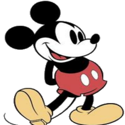 Mickey Mouse - Transparent Roblox decal