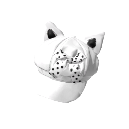 Black paper hat bow cat ears cute moe Roblox item