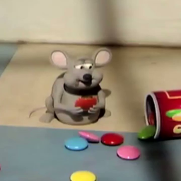 Mouse Eating Chocolate