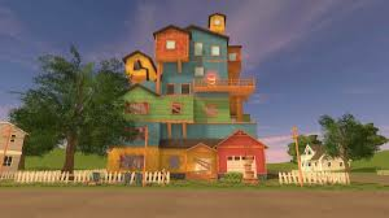 angry neighbor 4.0 fan game screenshot 1