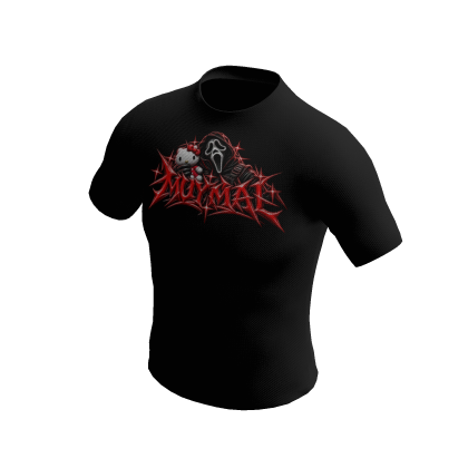 T-shirt Ghostface red MUYMAL