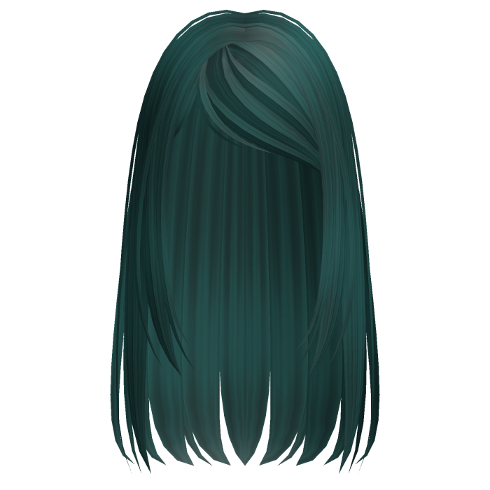 Cute Framing Minimalistic Dainty Hair (Teal)