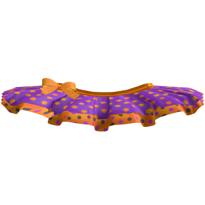 ♡ halloween purple orange pumpkin tutu skirt tween Roblox item