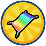 Rainbow Flying Carpet