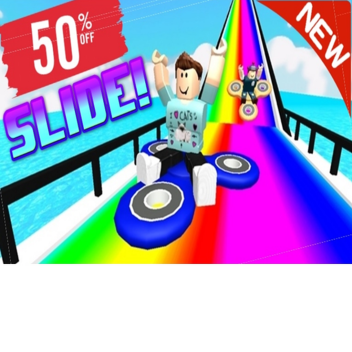  🌈 SLIDE DOWN A Rainbow SLIDE! 🌈50% OFF