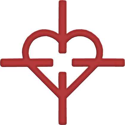 cute fawn deer crosshair - red