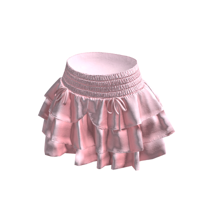 Pink Layered Ruffle Skirt thumbnail